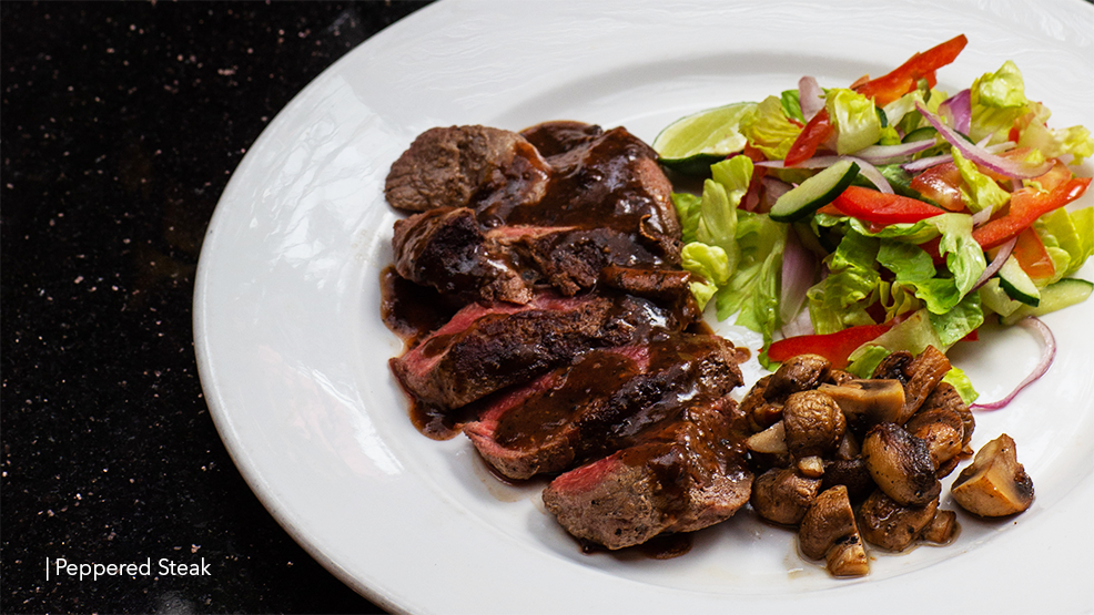 Peppered Steak